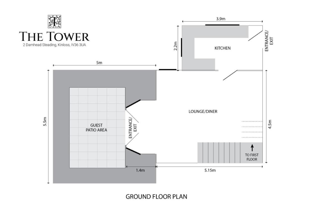 The Tower, Moray Firth Holiday Home Kinloss Εξωτερικό φωτογραφία